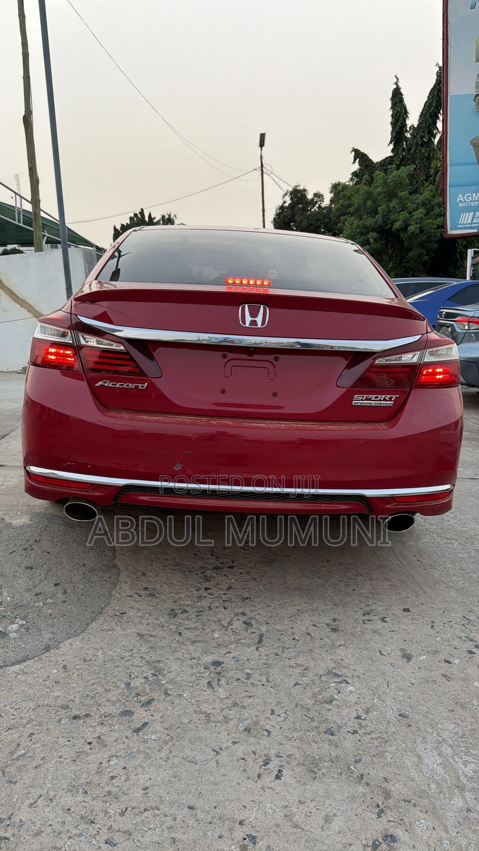 Honda Accord 2016 Red