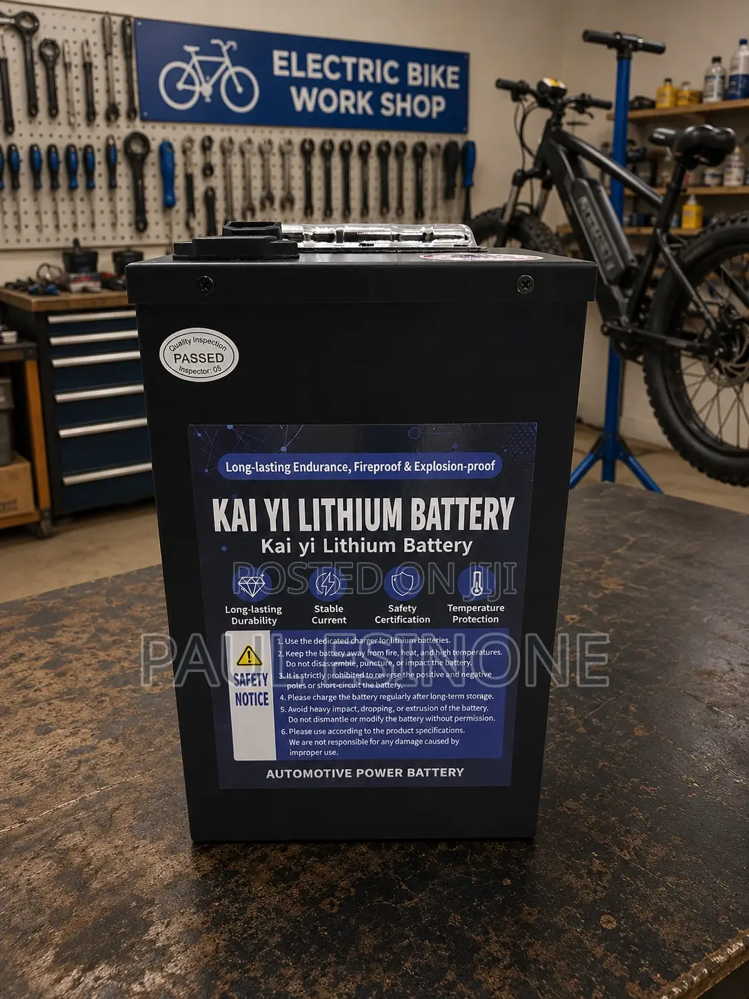 Electric Bike and Solar Lithium-Ion Battery 60v / 40ah