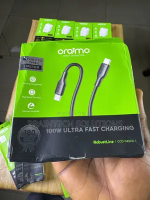 Original Oraimo 100w High-Speed Durable Type-C to Type-C Cable