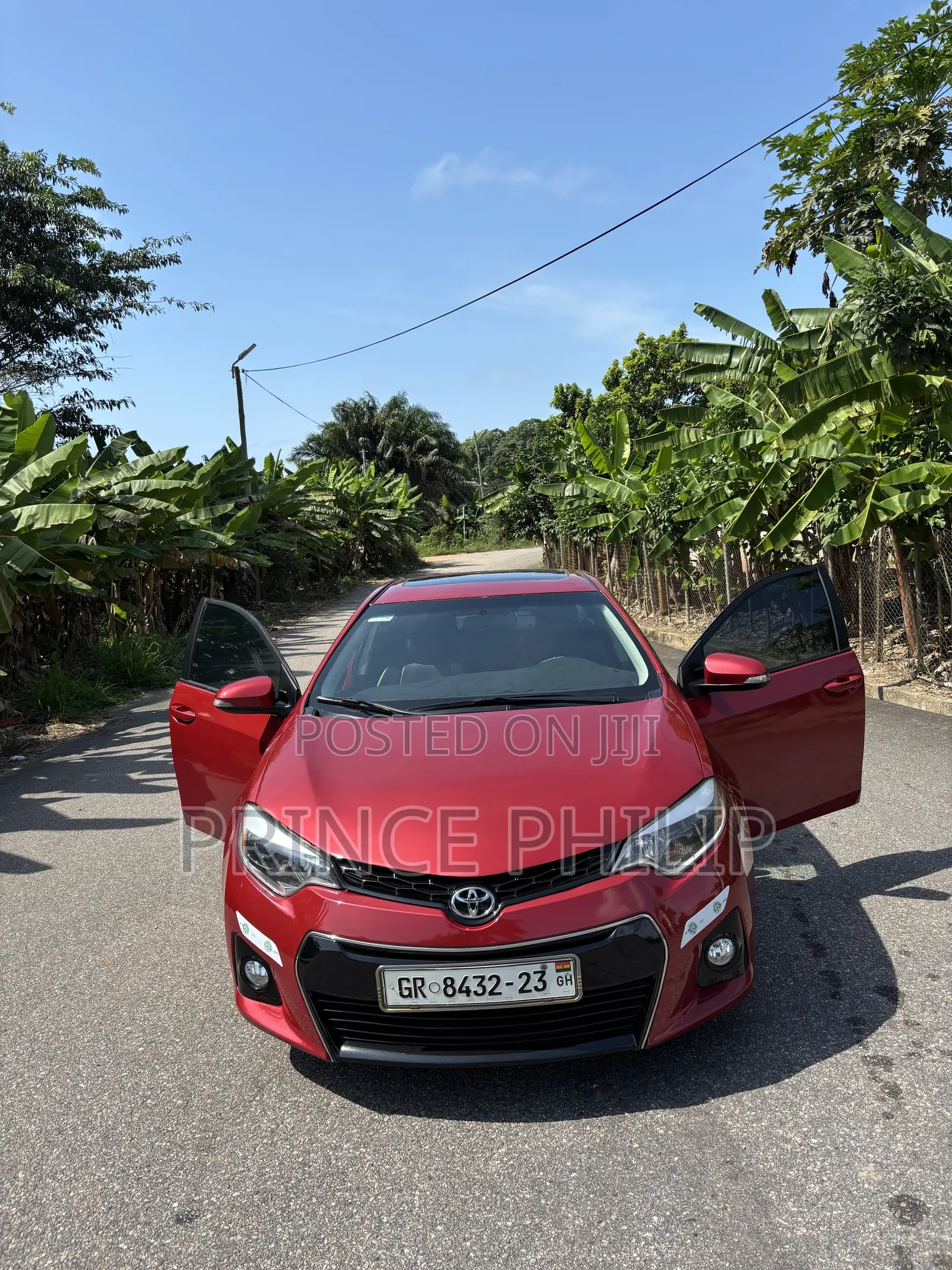 Toyota Corolla S Plus 4dr Sedan (1.8L 4cyl CVT) 2014 Red