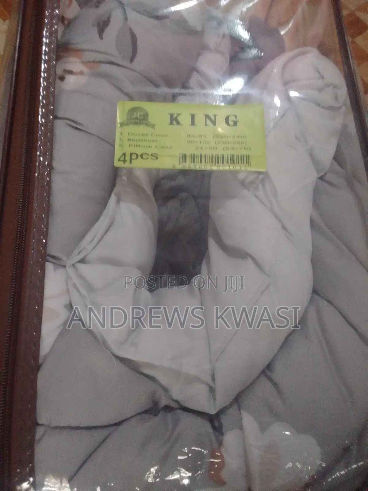 King Size Duvet Cover and Bed Sheet