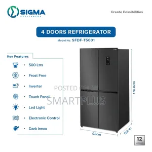 Sigma 500 Litres 4-Door Refrigerator - SFDF-T5001
