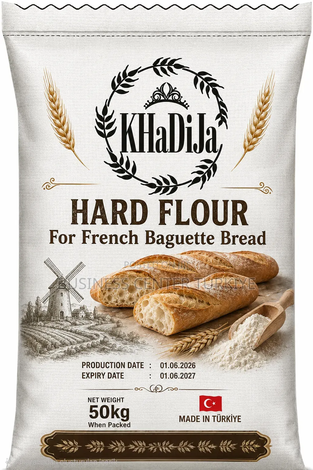 Soft and Hard Flour (For Butter,Sugar,French Baguette/Bakery Products
