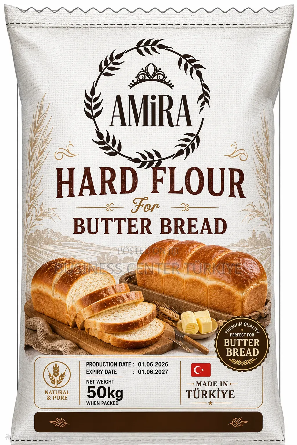 Soft and Hard Flour (For Butter,Sugar,French Baguette/Bakery Products
