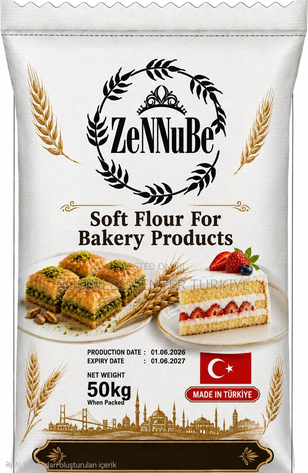 Soft and Hard Flour (For Butter,Sugar,French Baguette/Bakery Products