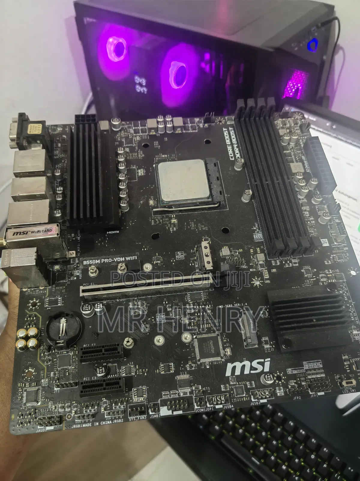 Asrock B550m/Ac Am4 Motherboard – Ryzen