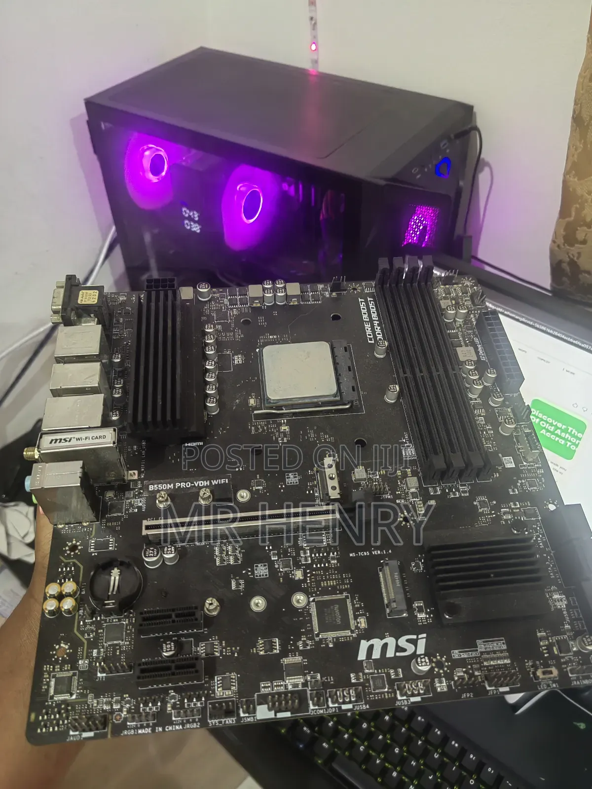 Asrock B550m/Ac Am4 Motherboard – Ryzen
