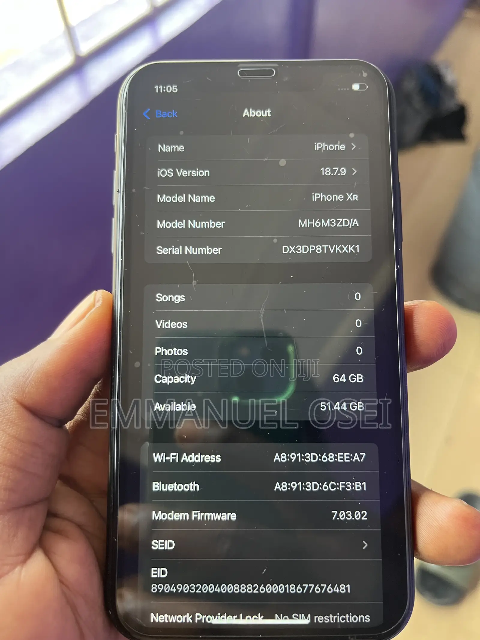 Apple iPhone XR 64 GB Black