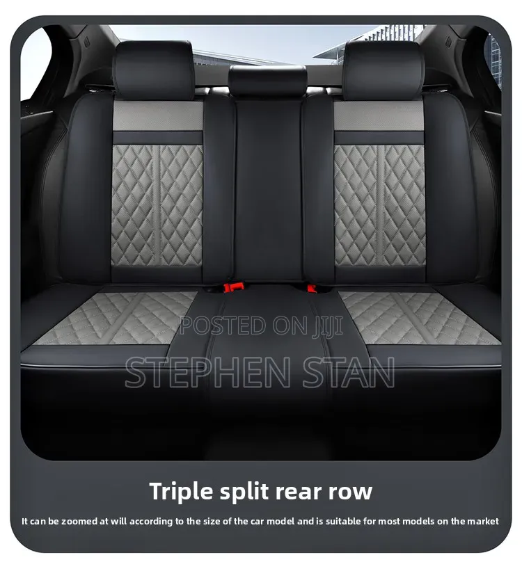 7d High Quality Leather Car Seat Cover With Free Installation