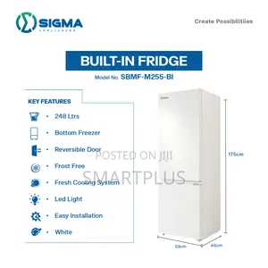 Sigma 248 Litres Built-in Refrigerator SBMF-M255-Bi