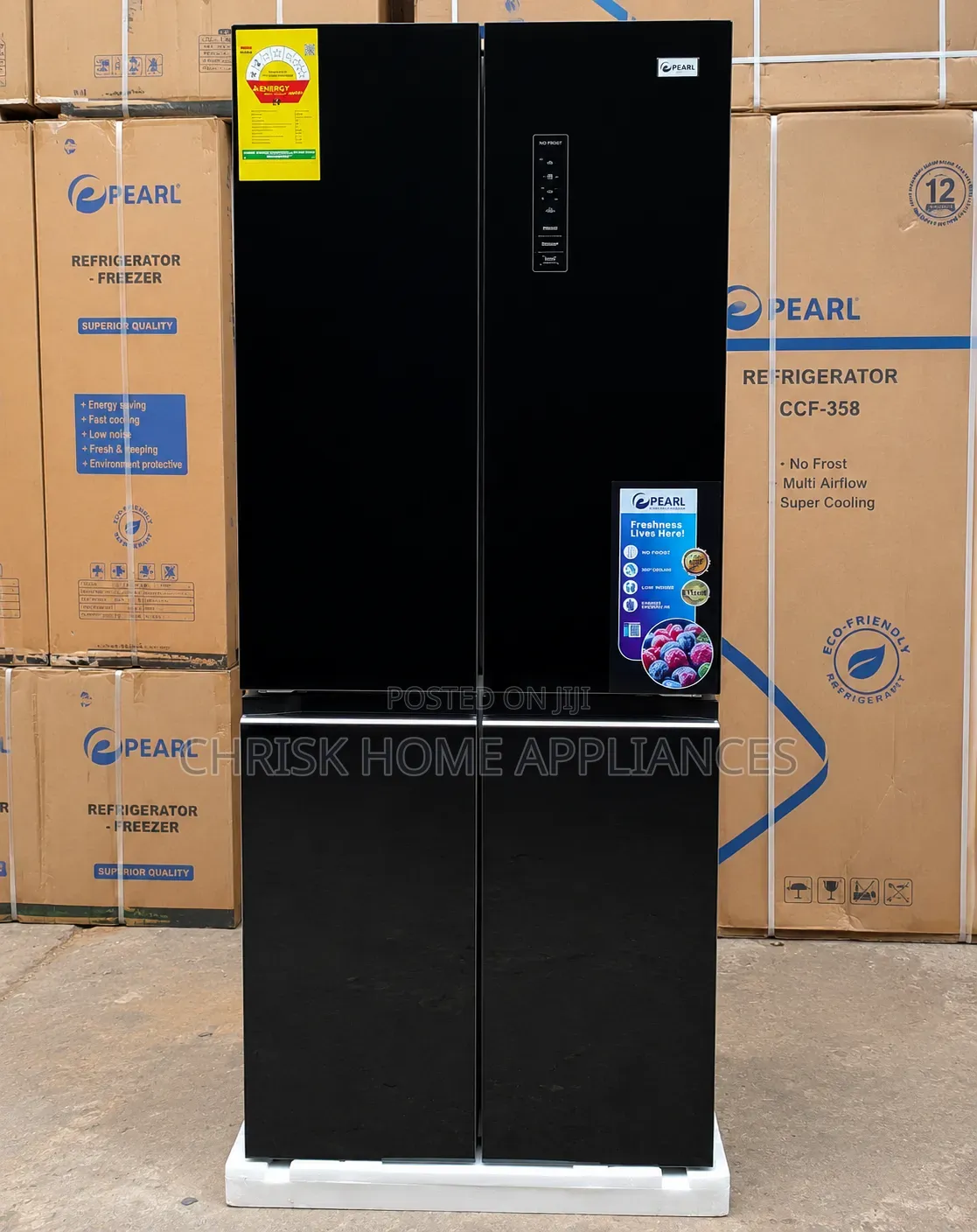 Pearl Pf-441mdbg-1a French Door Refrigerator – 320 Litres