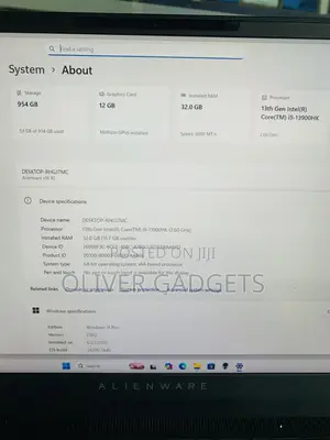 Laptop Dell Allienware M18 R1 32GB Intel Core i9 SSD 1T