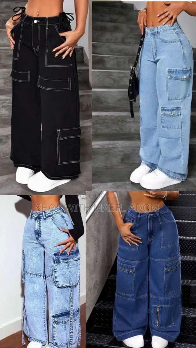 Cargo Jeans Pants