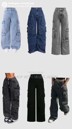 Cargo Jeans Pants