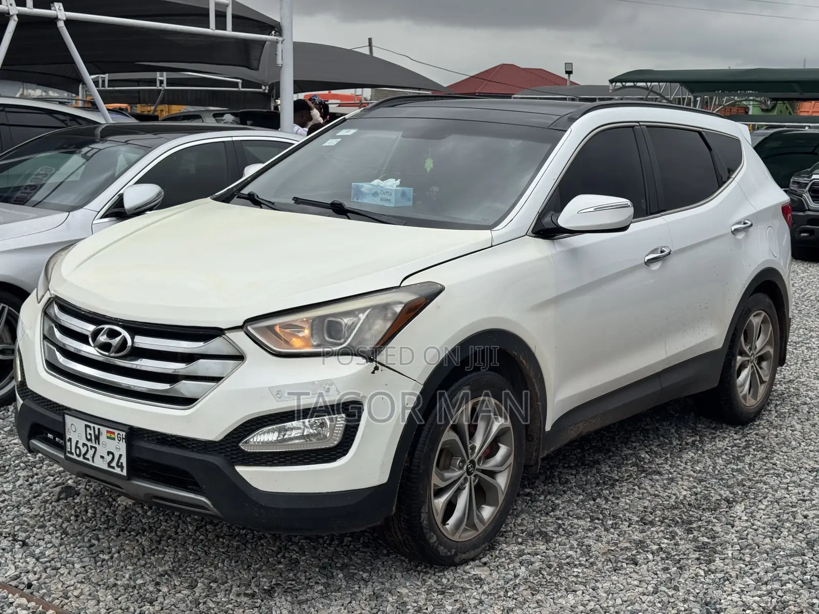 Hyundai Santa Fe Limited 4dr SUV (3.3L 6cyl 6A) 2015 White