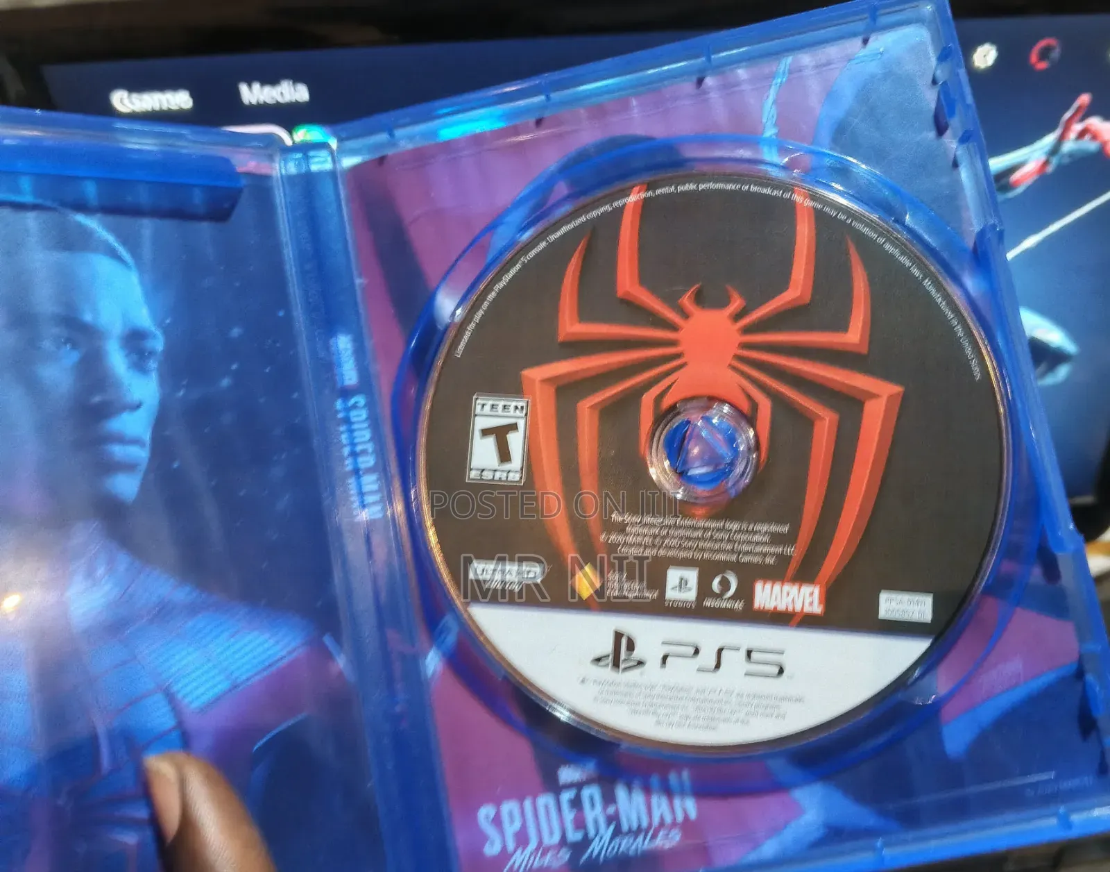 Spiderman Miles Morales Ps5 Cd