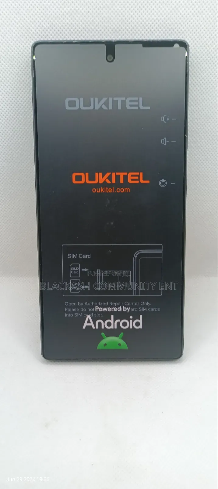 New Oukitel C62 Pro 256 GB Black