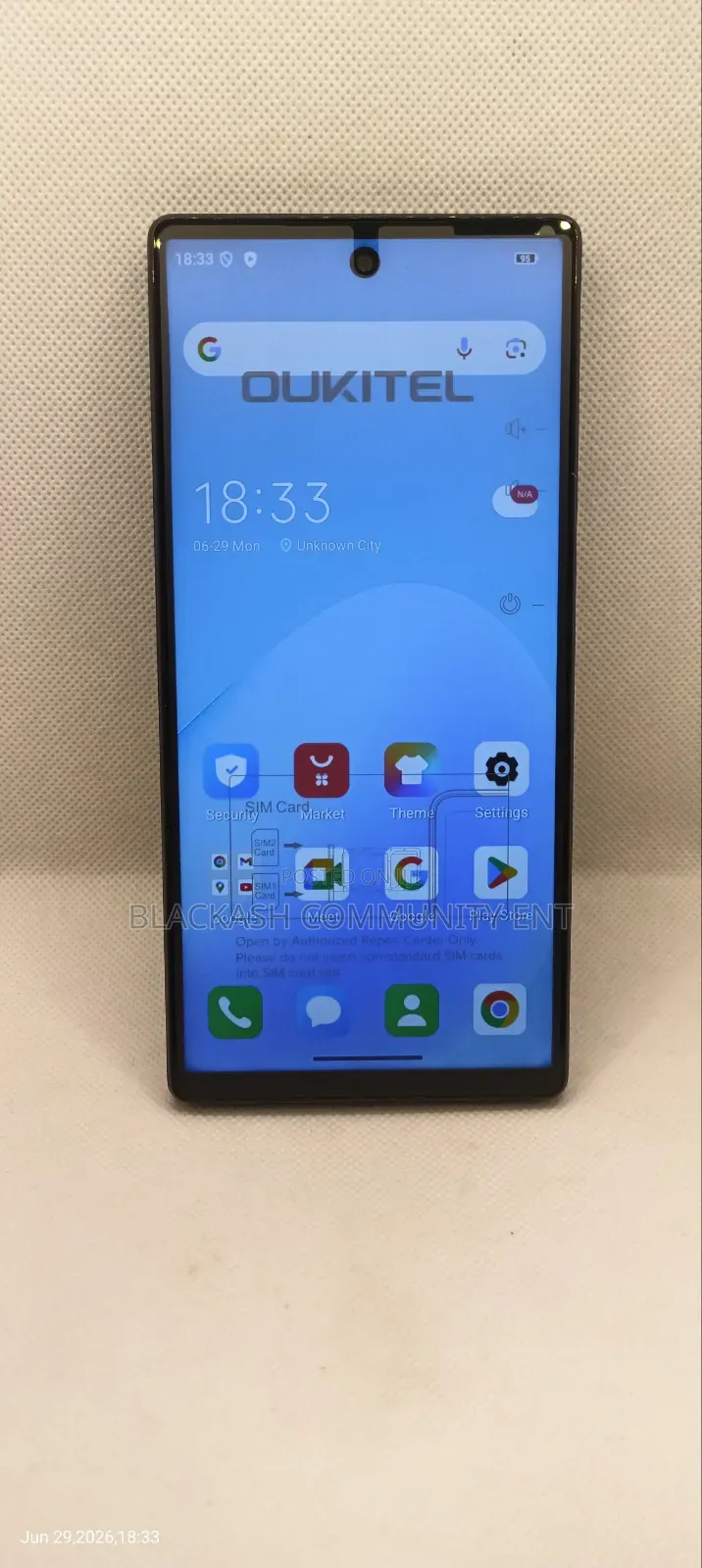 New Oukitel C62 Pro 256 GB Black