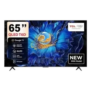 2026 TCL 65 Inches Qled Smart Google Android 65t6d Television