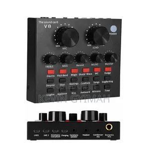 V8 Sound Card for Recording, Live Broadcasting, Voice Chat