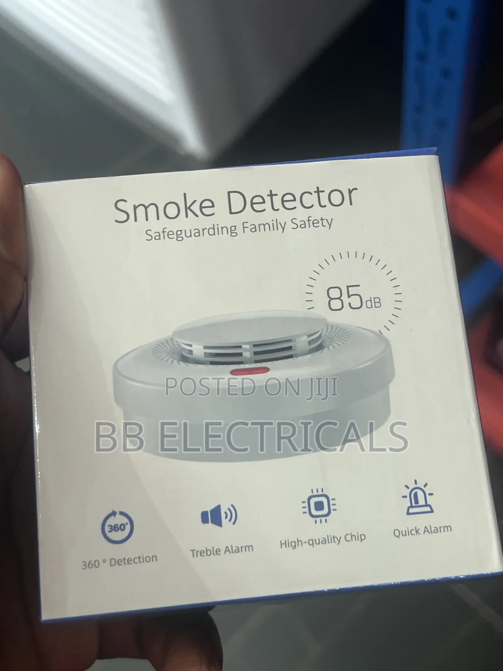 360° Smoke Detector – Fire Alarm Sensor | Fast & Reliable Detection