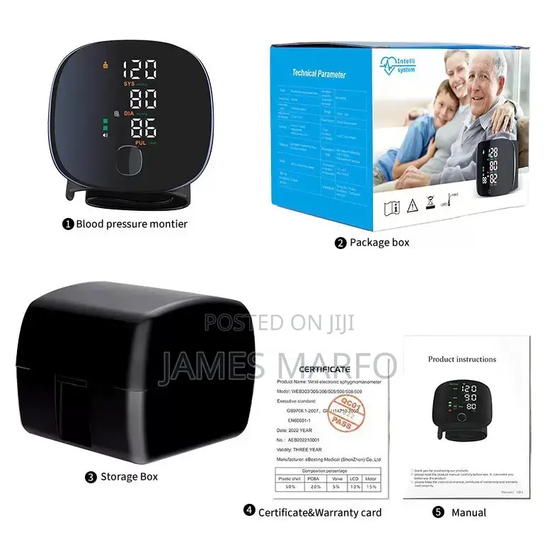 Wrist Blood Pressure Monitor