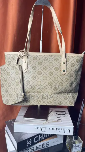 2 in 1 Leather Tote Bag