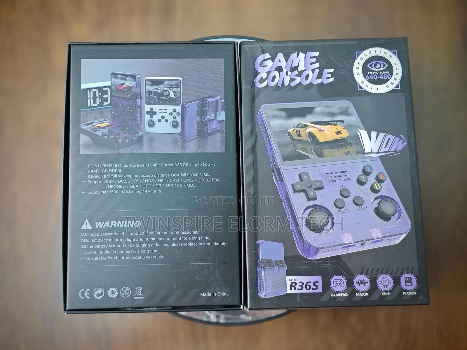 R36s Retro Handheld Game Console
