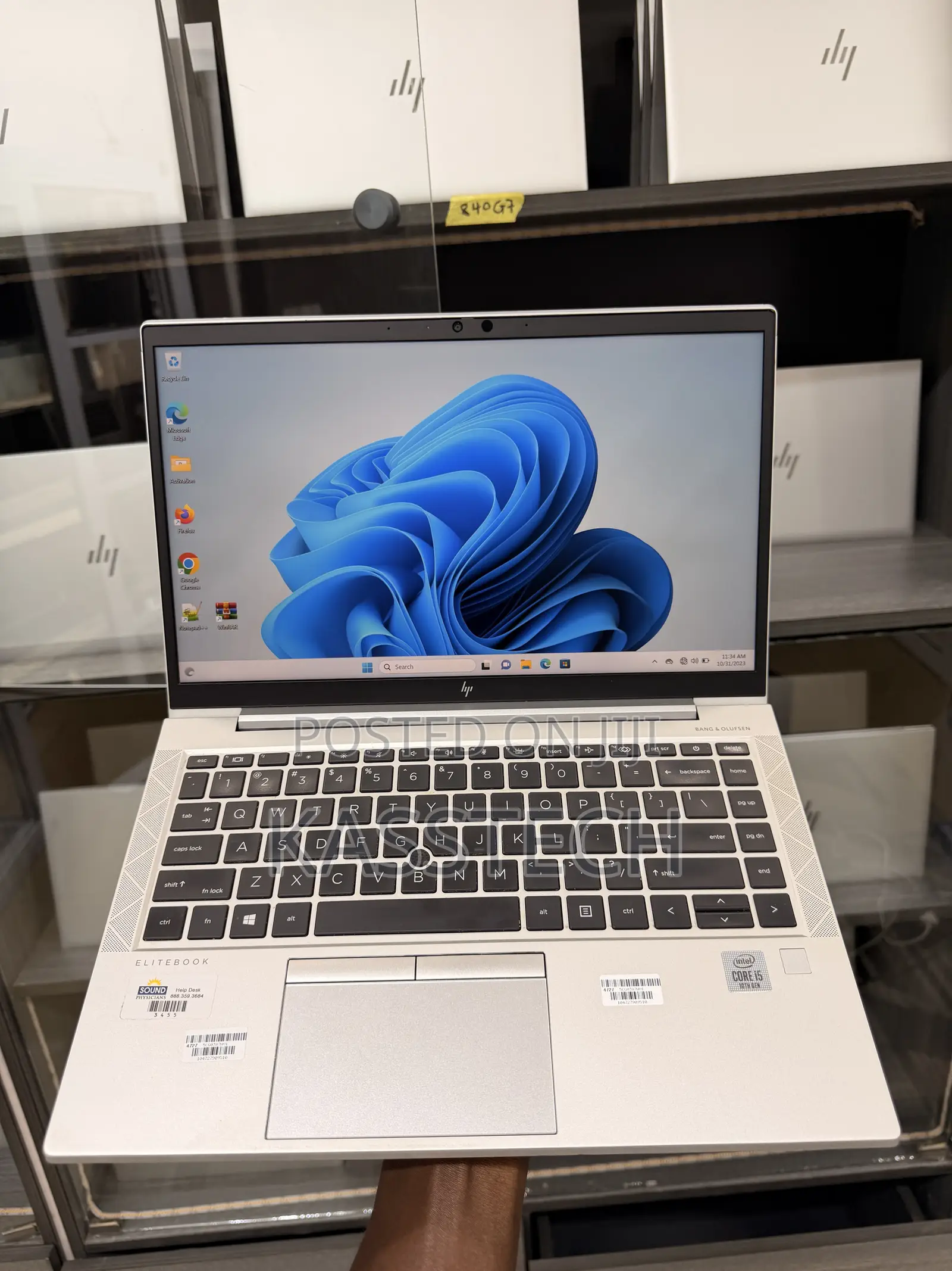 Laptop HP EliteBook 840 G7 16GB Intel Core i5 SSD 256GB