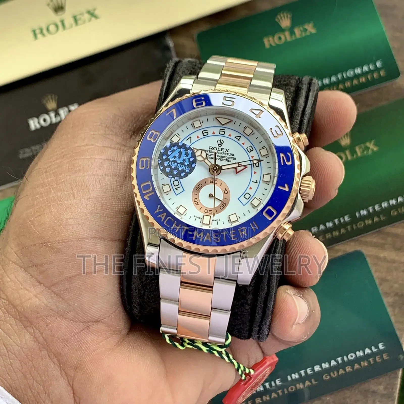 Rolex Yacht-Master Ii 116681 Features a Blue Ceramic Bezel