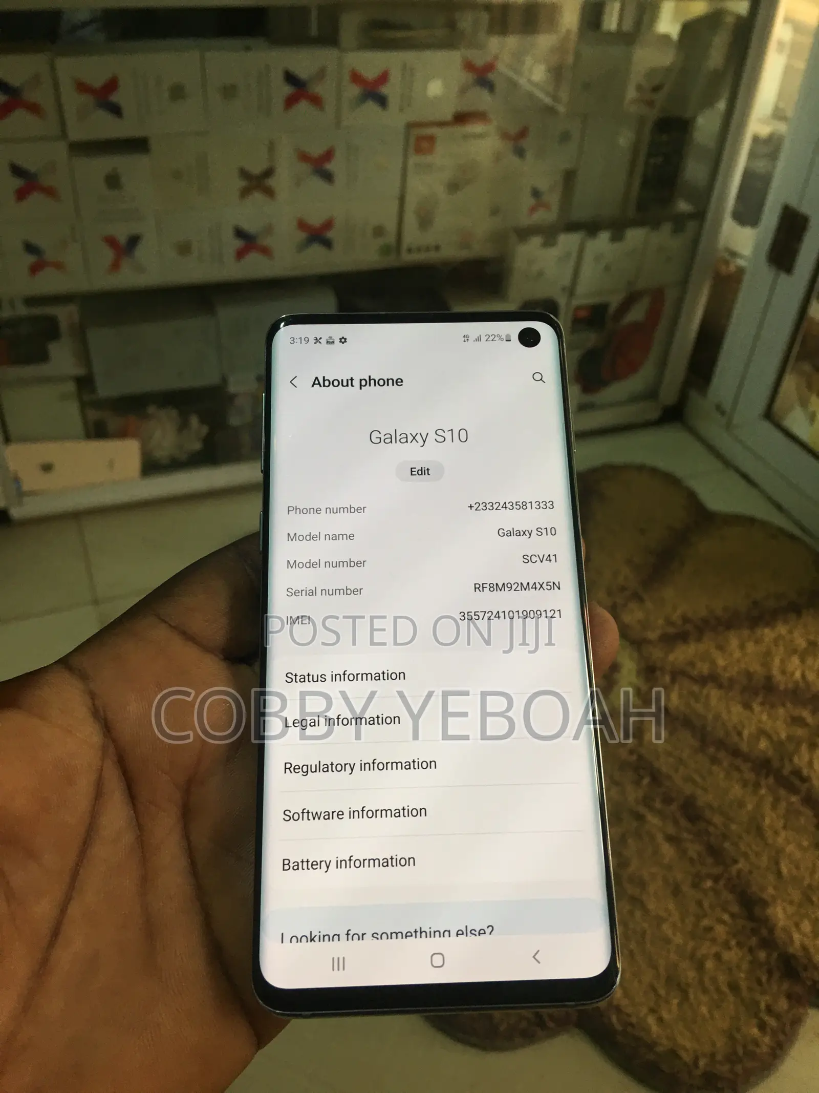 Samsung Galaxy S10 128 GB White