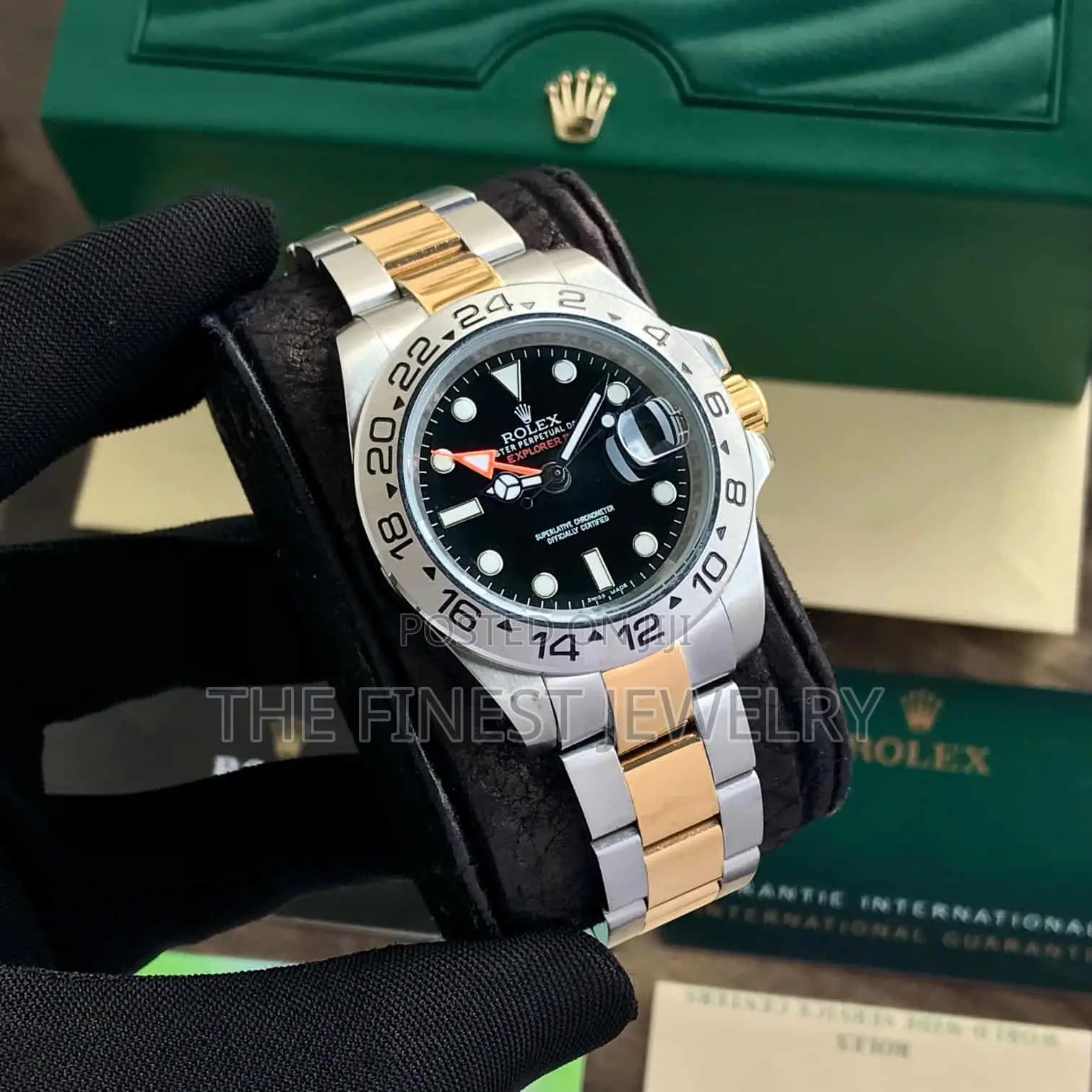 Rolex Explorer Ii Features a Unique Two-Tone Gold and Steel