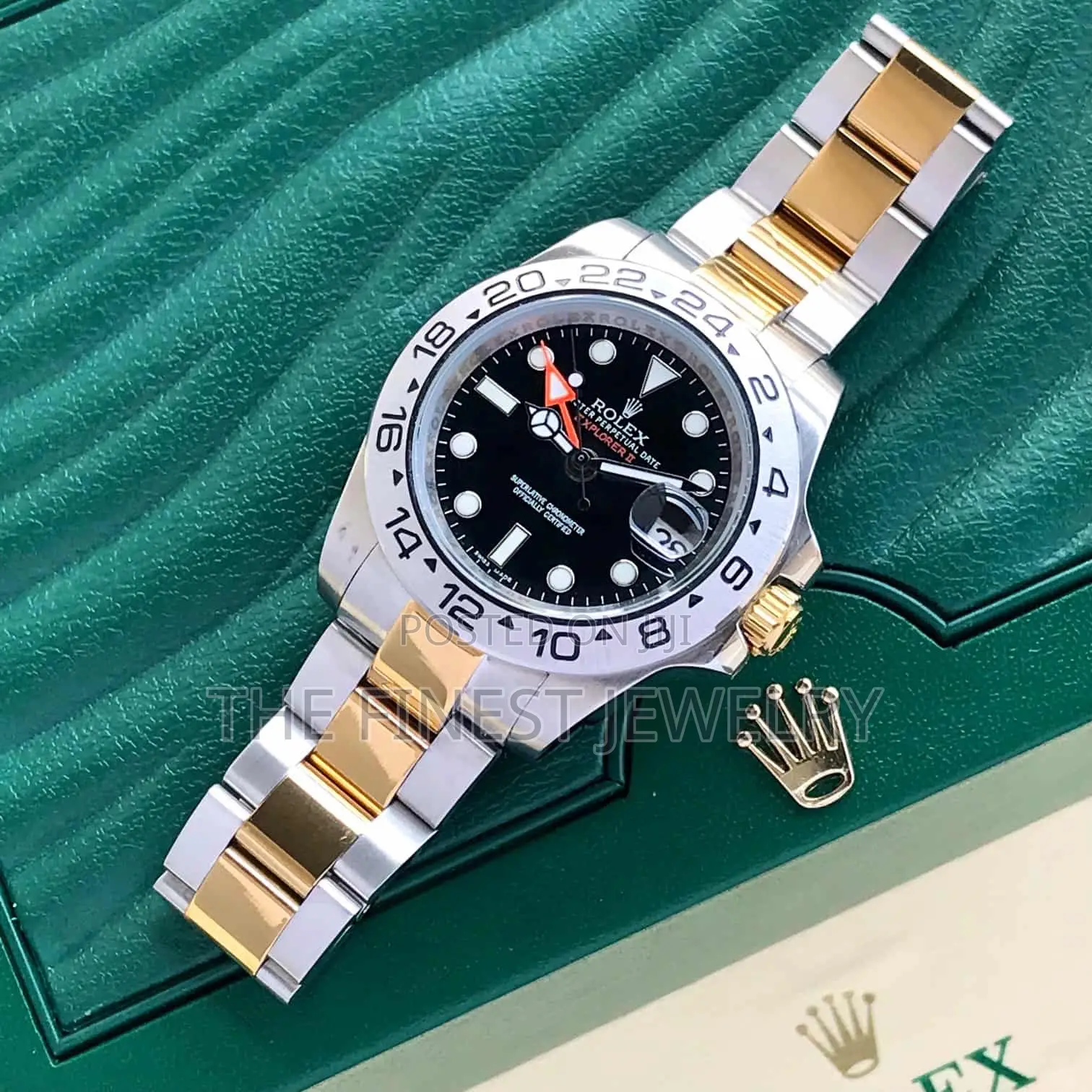 Rolex Explorer Ii Features a Unique Two-Tone Gold and Steel