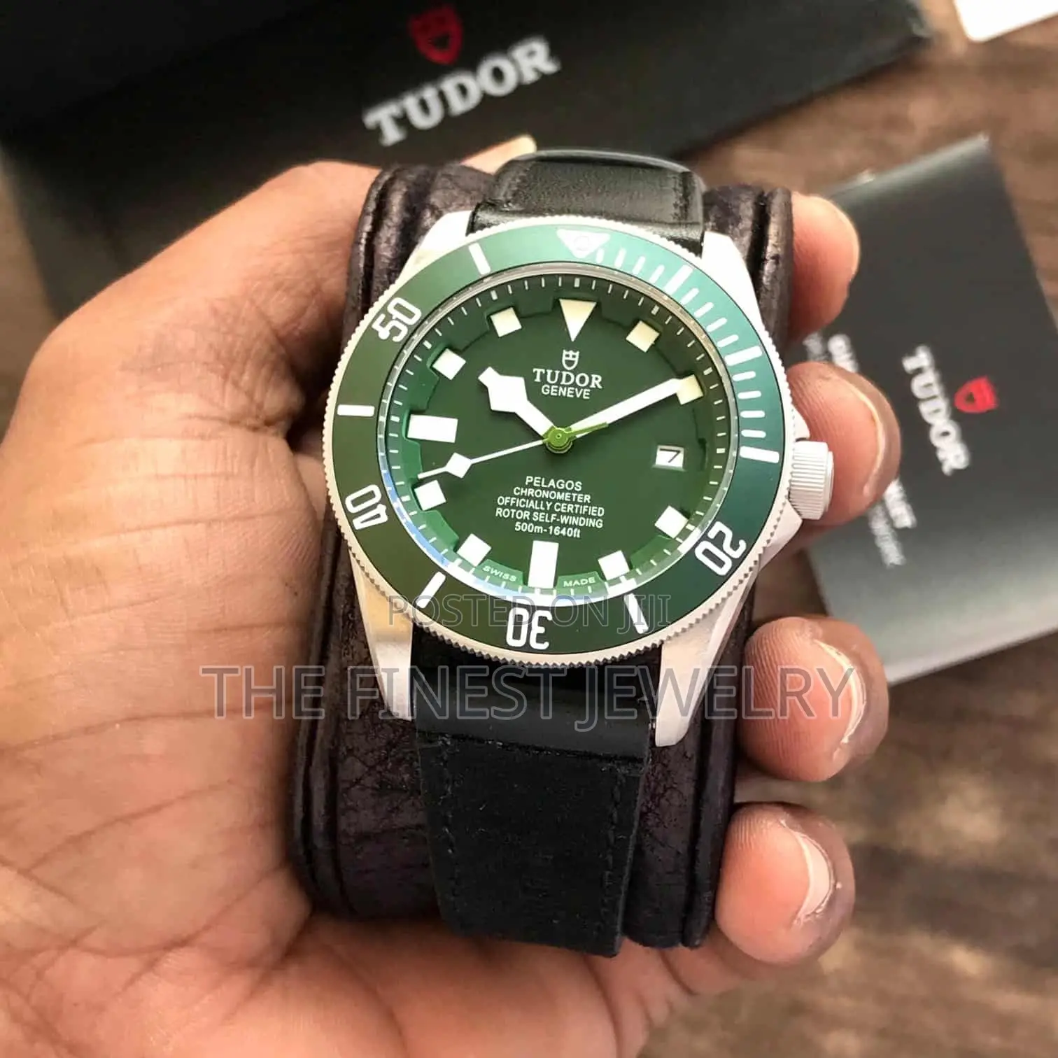 Tudor Pelagos With a Striking Green Dial and Matching Bezel