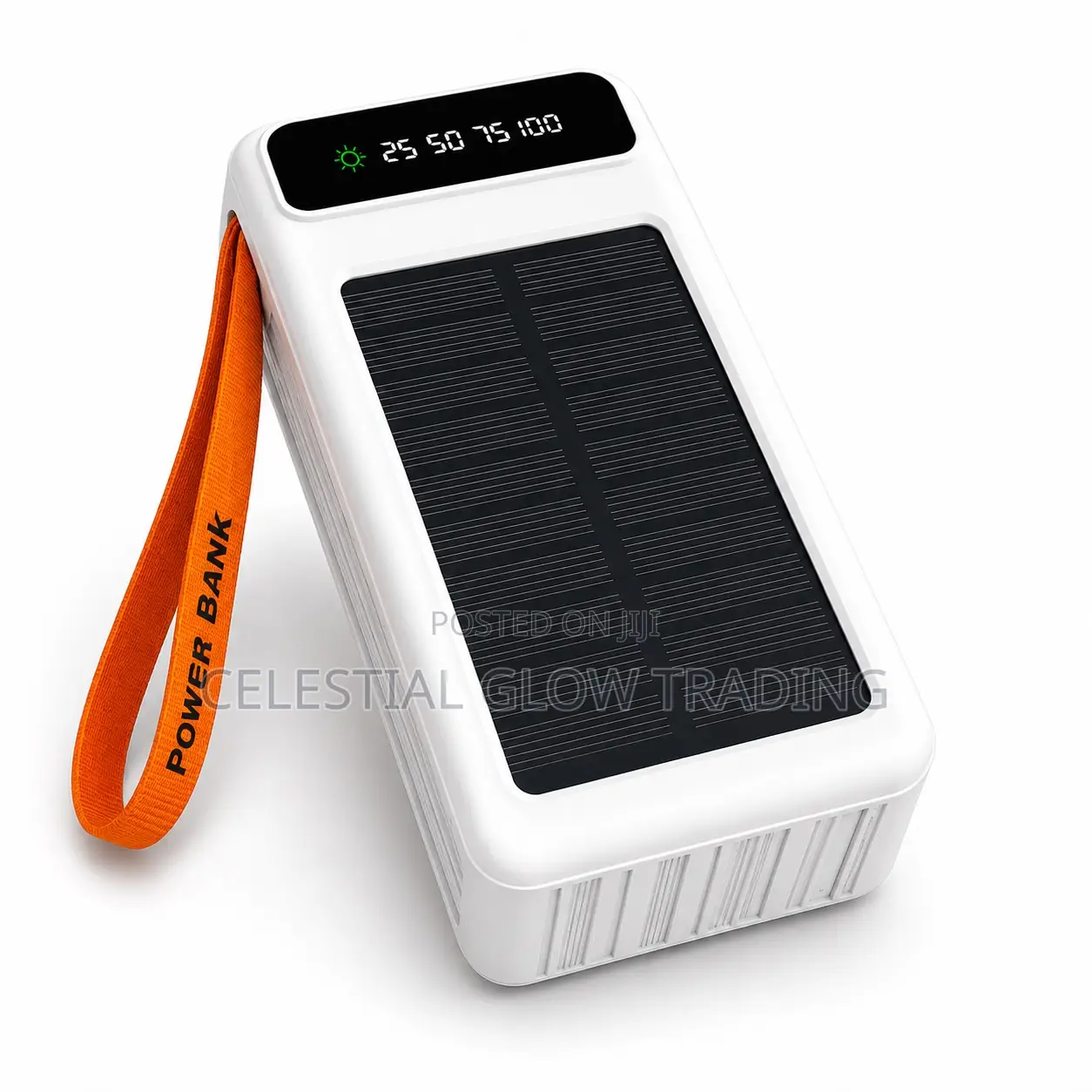 50000mah Solar Power Bank With Built-in Cables