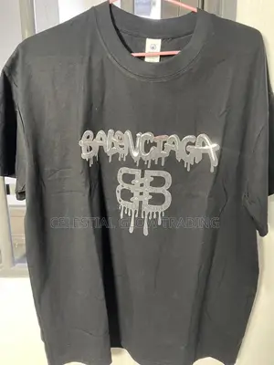 Balenciaga T-Shirt for Men – Trendy Streetwear Casual