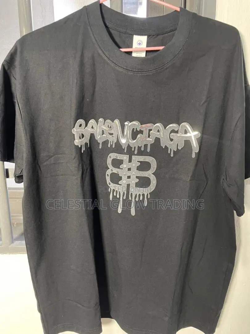 Balenciaga T-Shirt for Men – Trendy Streetwear Casual