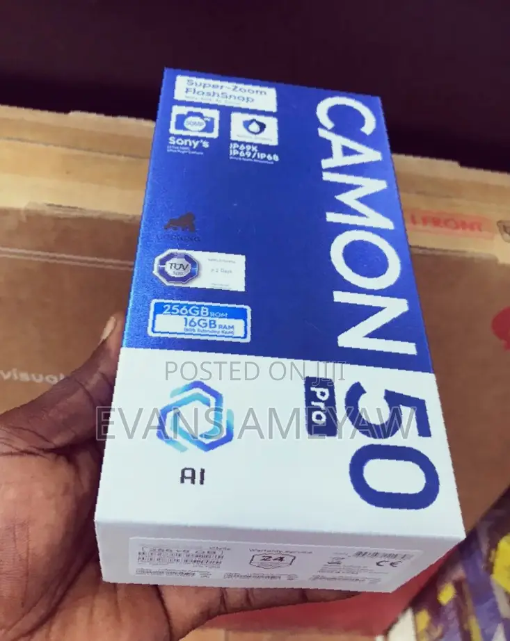 New Tecno Camon 50 Pro 256 GB Blue