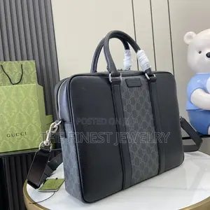 Gucci Gg Black Medium Briefcase