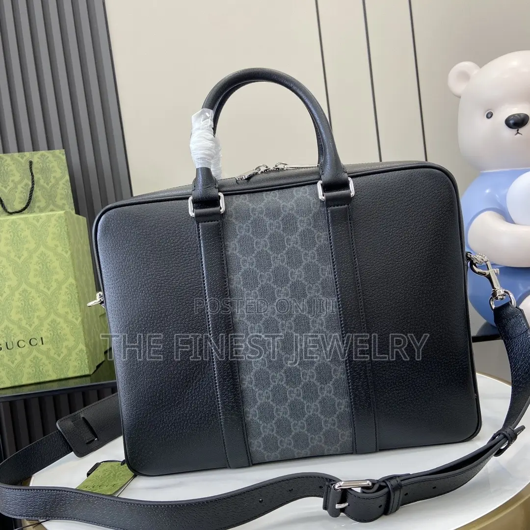 Gucci Gg Black Medium Briefcase