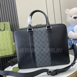 Gucci Gg Black Medium Briefcase
