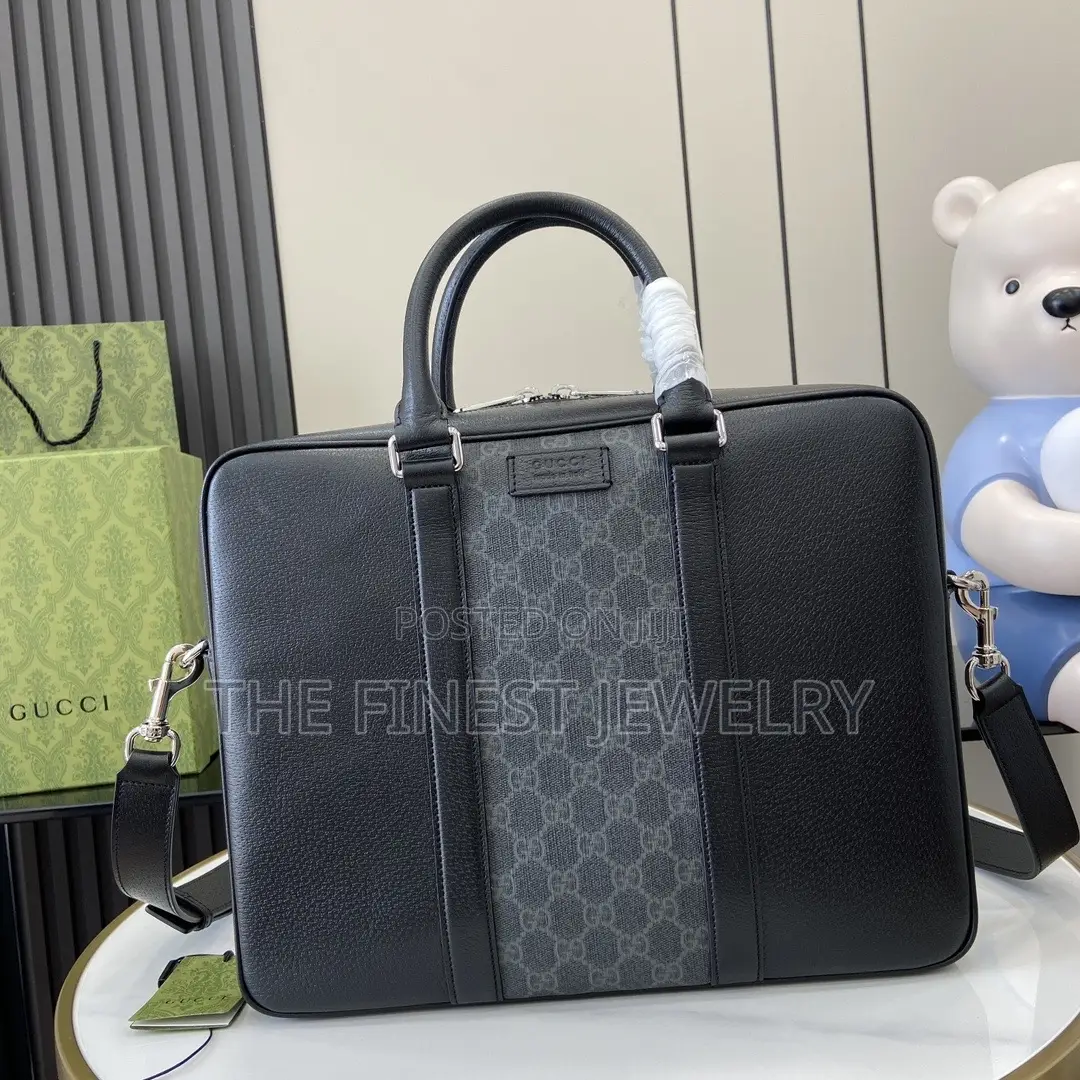 Gucci Gg Black Medium Briefcase