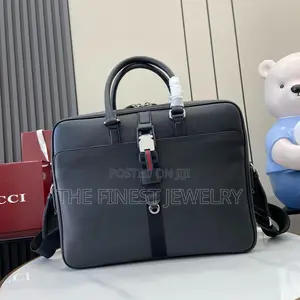 Gucci Mega Web Trademark Medium Briefcase