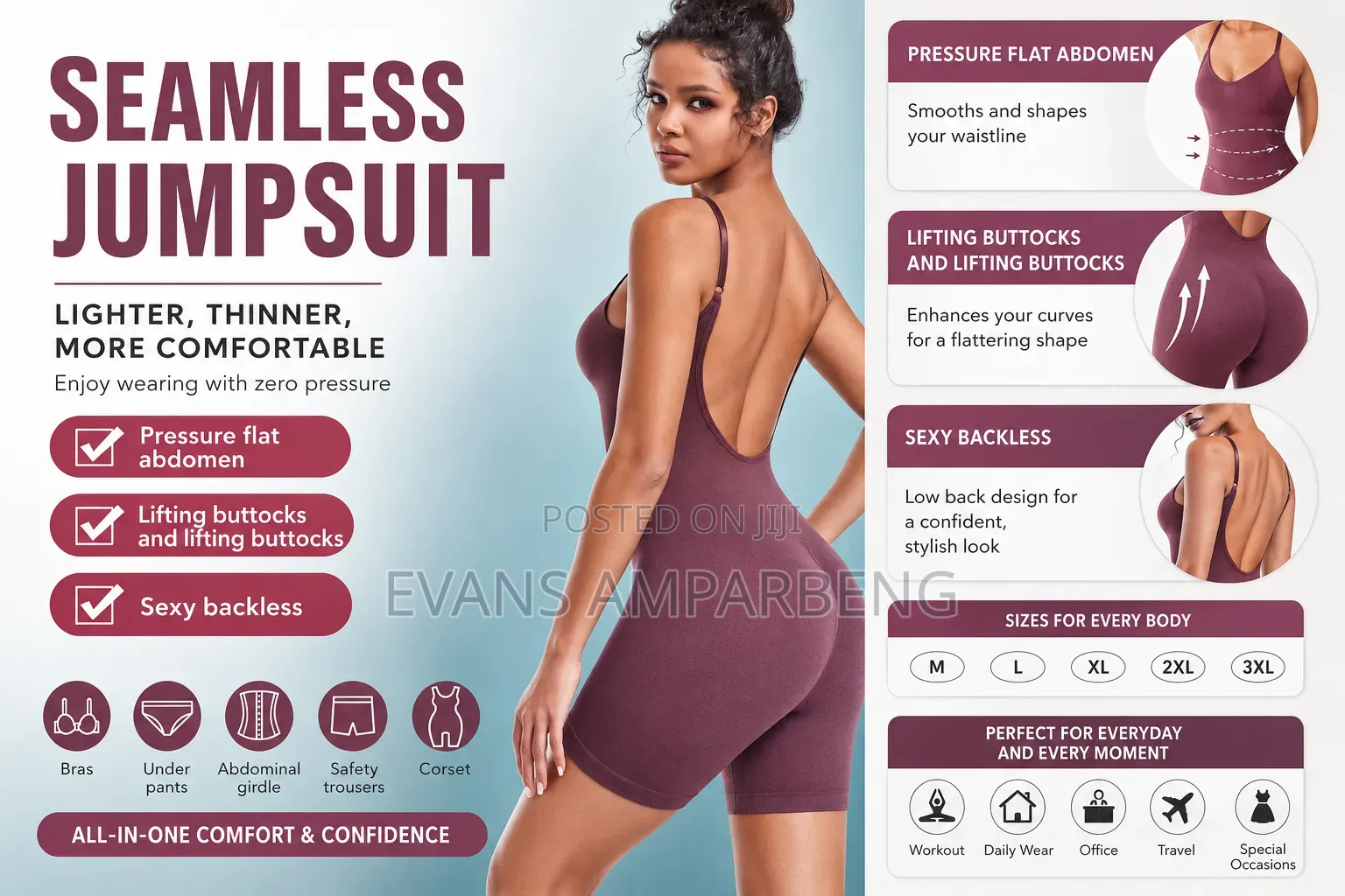 Sseamless Jumpsuit (Inner Wear)
