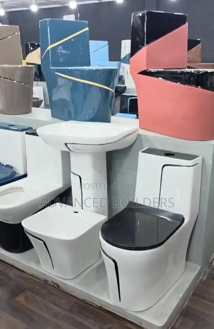 Luxurious Ceramic Water Closet and Quality Tiles