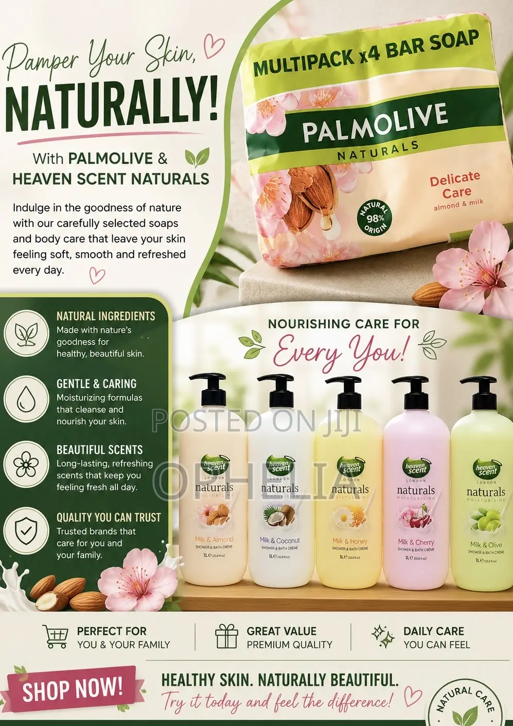 I Have a Body Care for Sensitive Skin, Acne and All Skin Types
