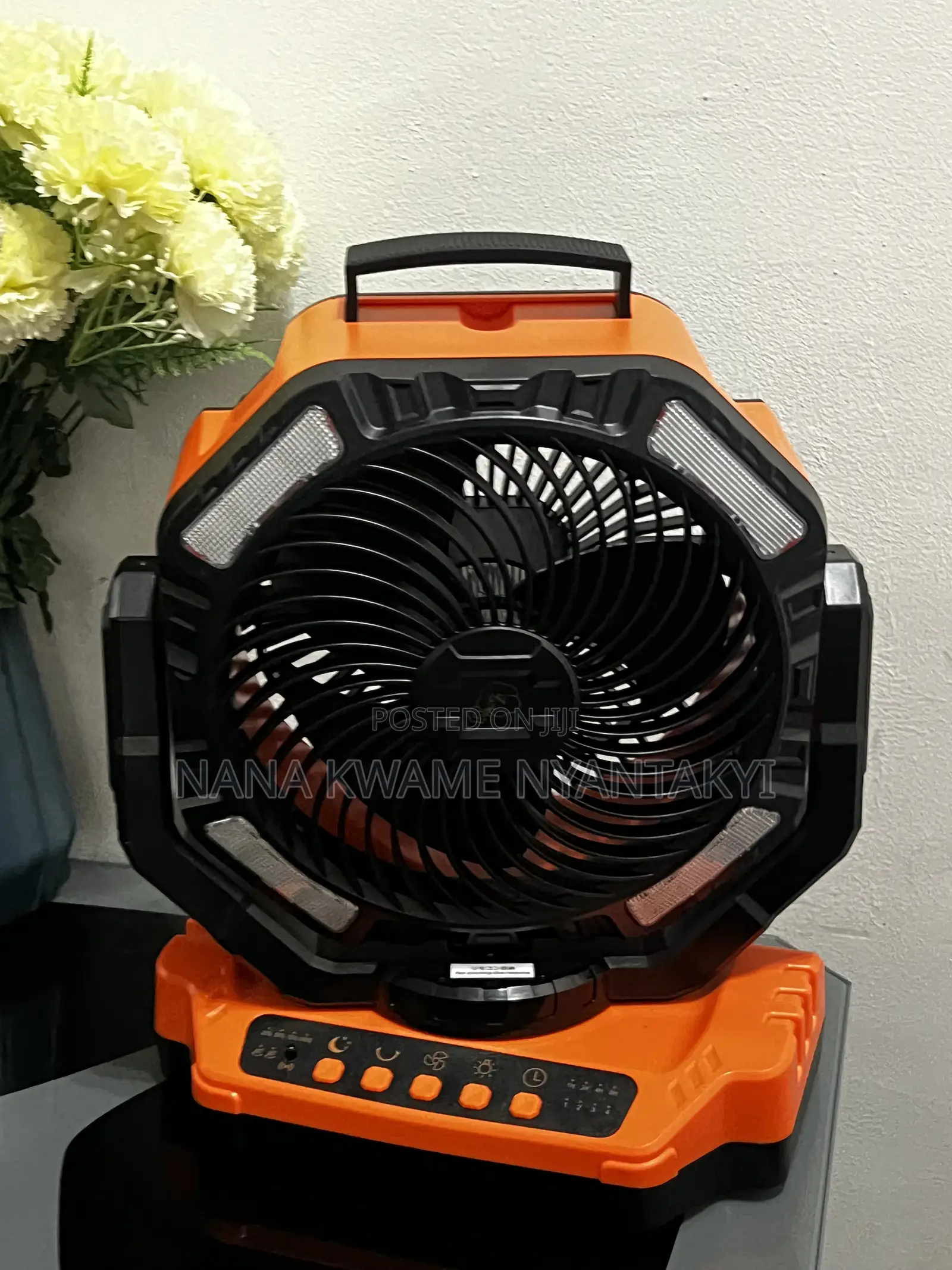 Dumsor Camping Fan 40,000mah Capacity 160 Hours