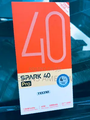 New Tecno Spark 40 Pro 256 GB Black