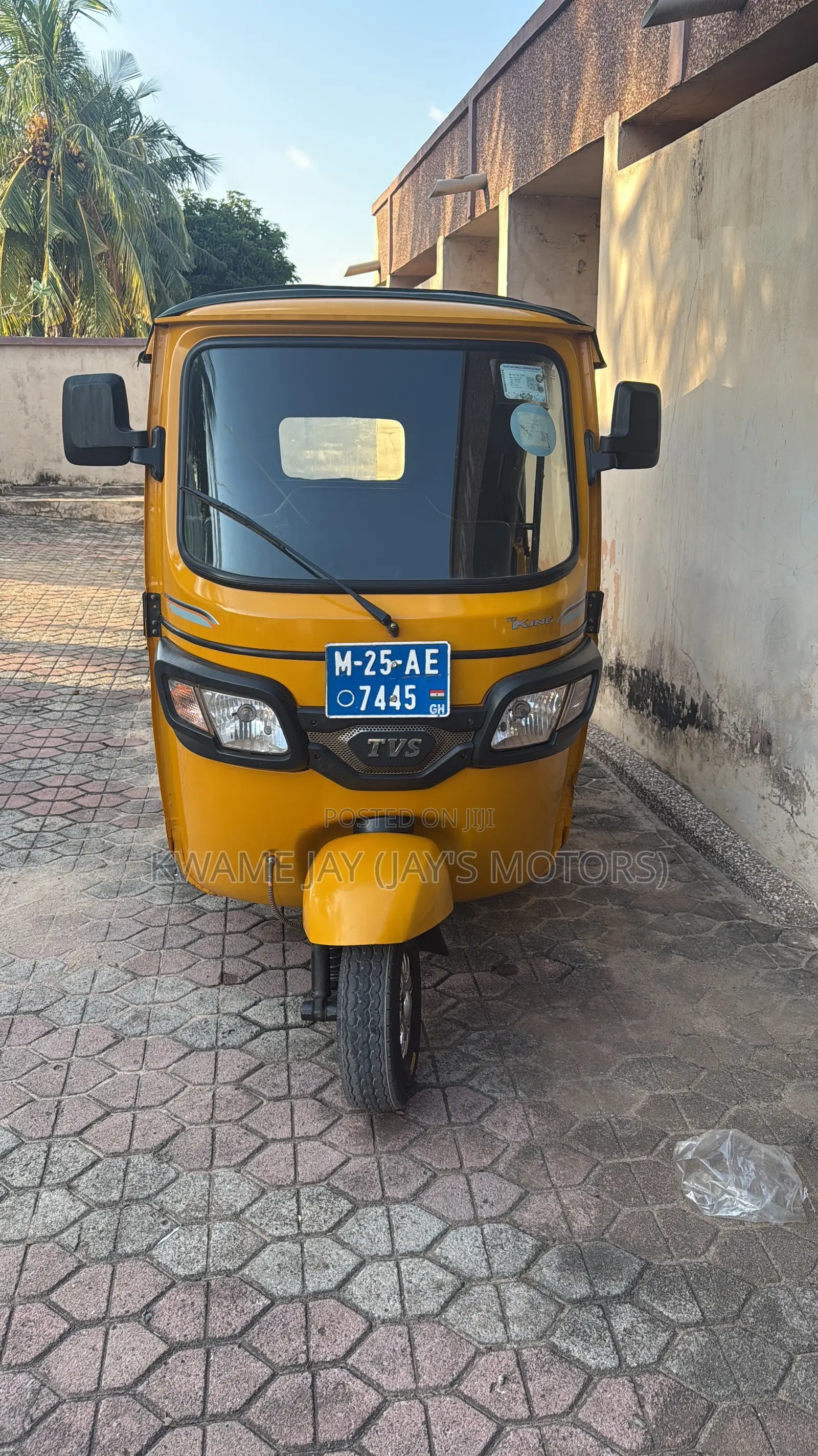 TVS King Deluxe Plus iTouch Start 2025 Yellow