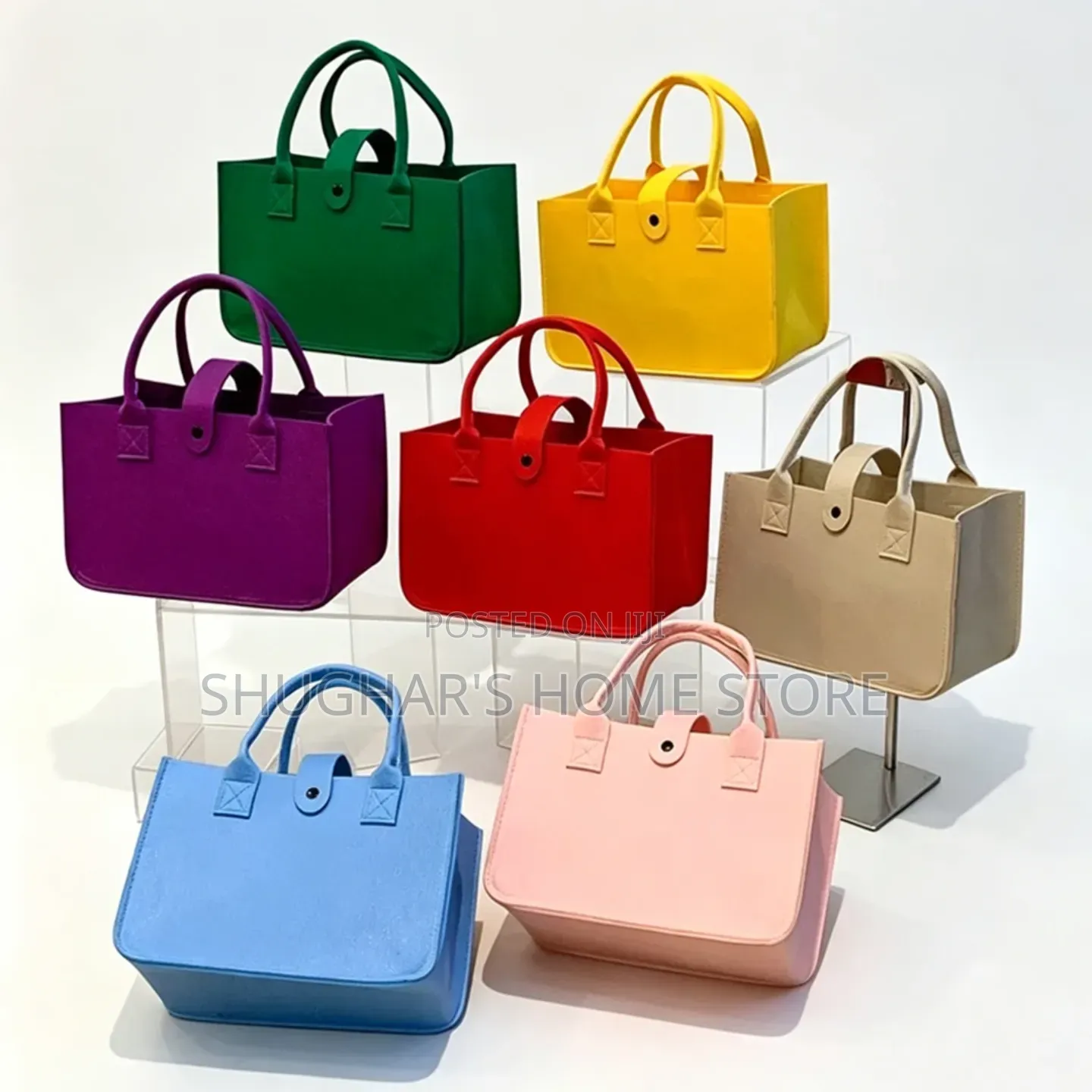 Colourful Mini Felt Bags